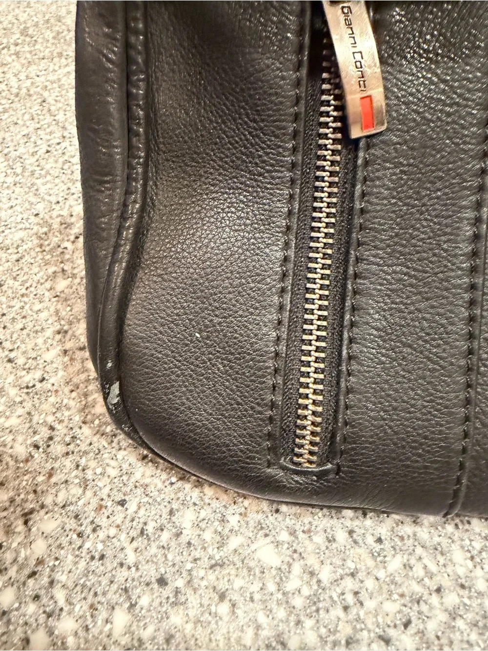 Gianni Conti Leather Briefcase Laptop Bag 15